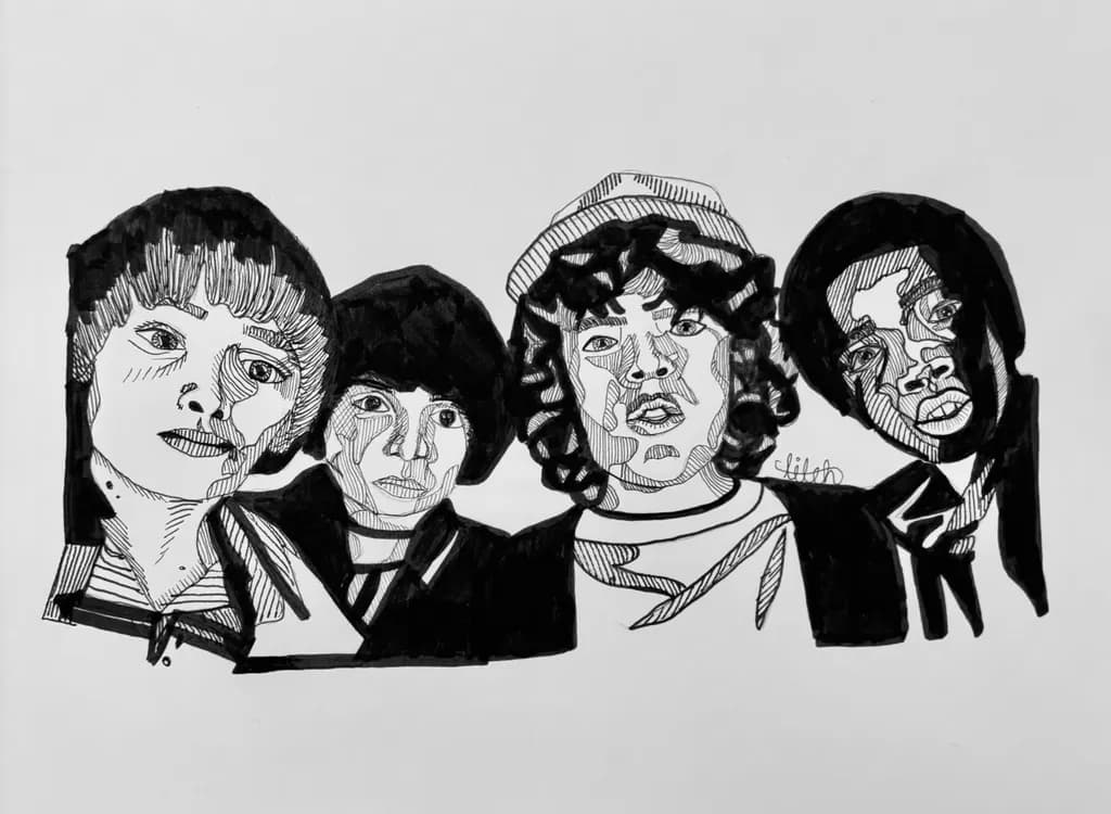 Four Faces Study