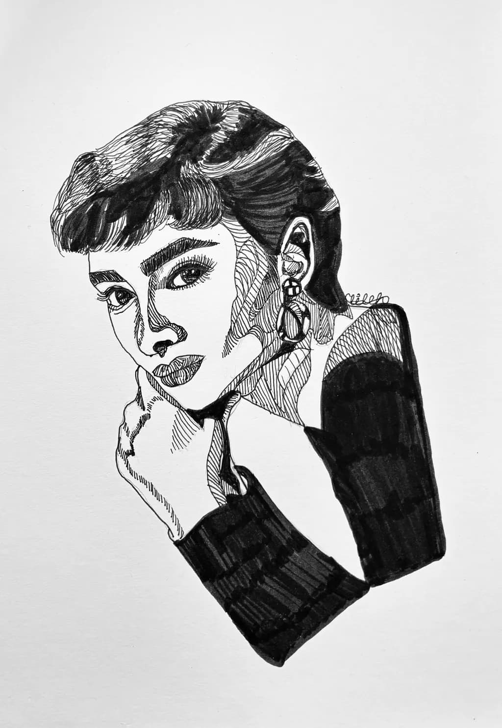 Contemplation in Ink