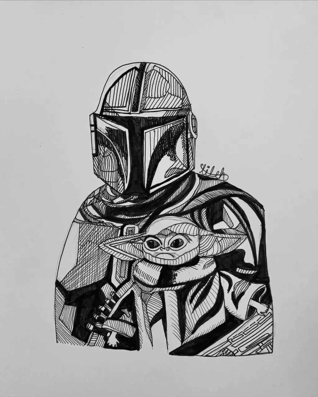 Mandolorian and Grogu