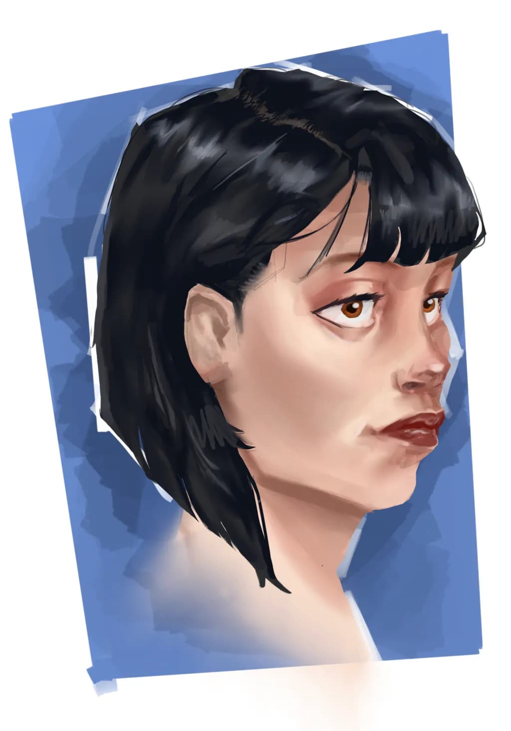 Pensive Profile