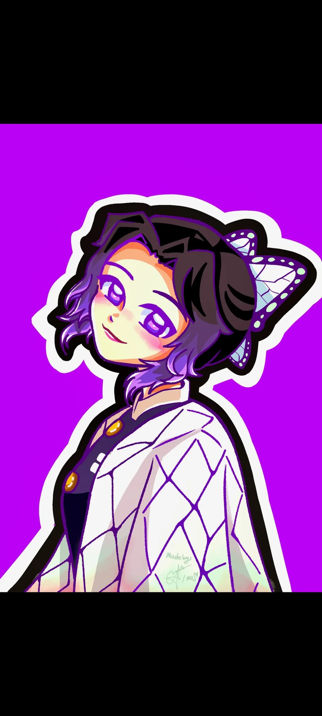 Purple Butterfly Chibi