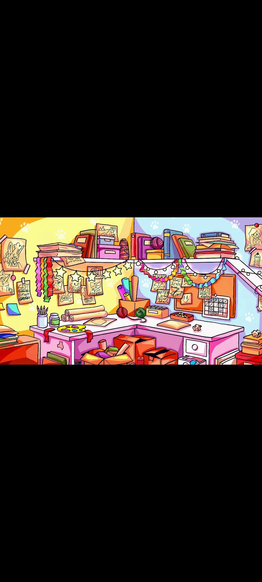 Creative Workspace Burst