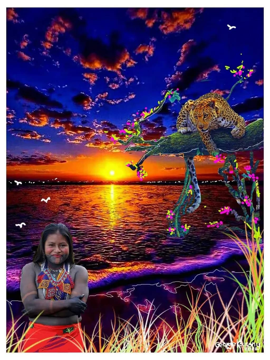 River Sunset Jaguar