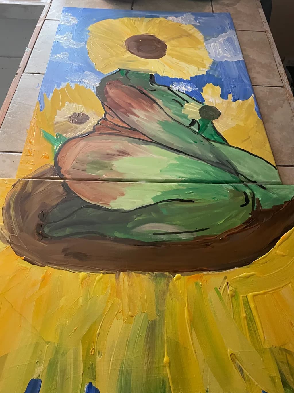 Sunflower Embrace