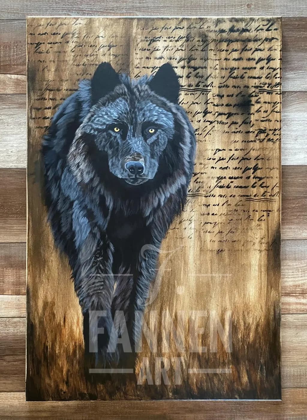 Shadow Script Wolf