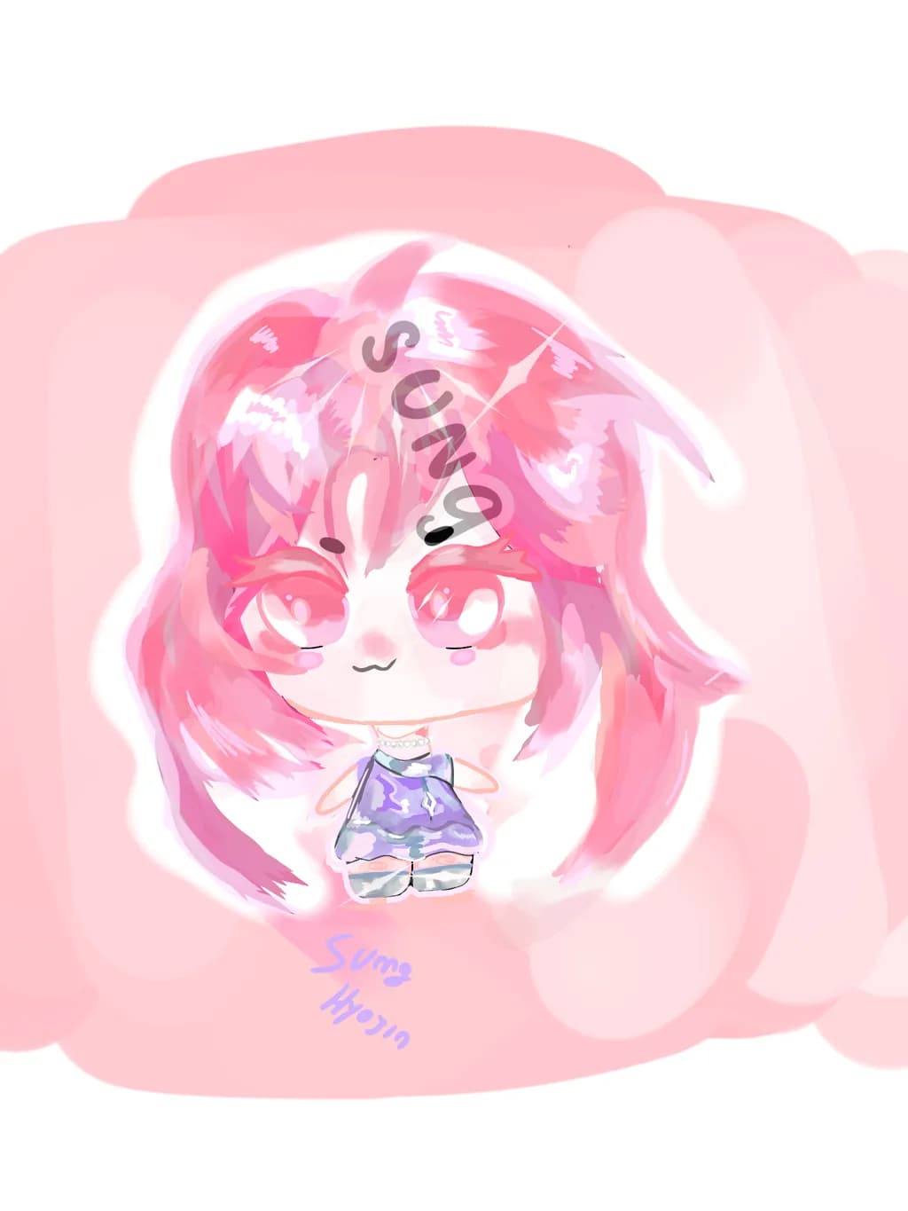 Pink Glow Chibi