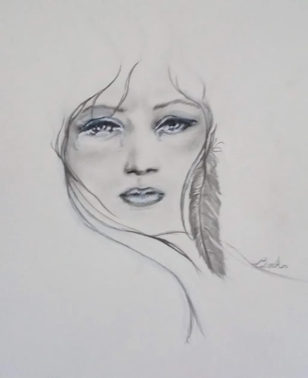 Tearful Gaze