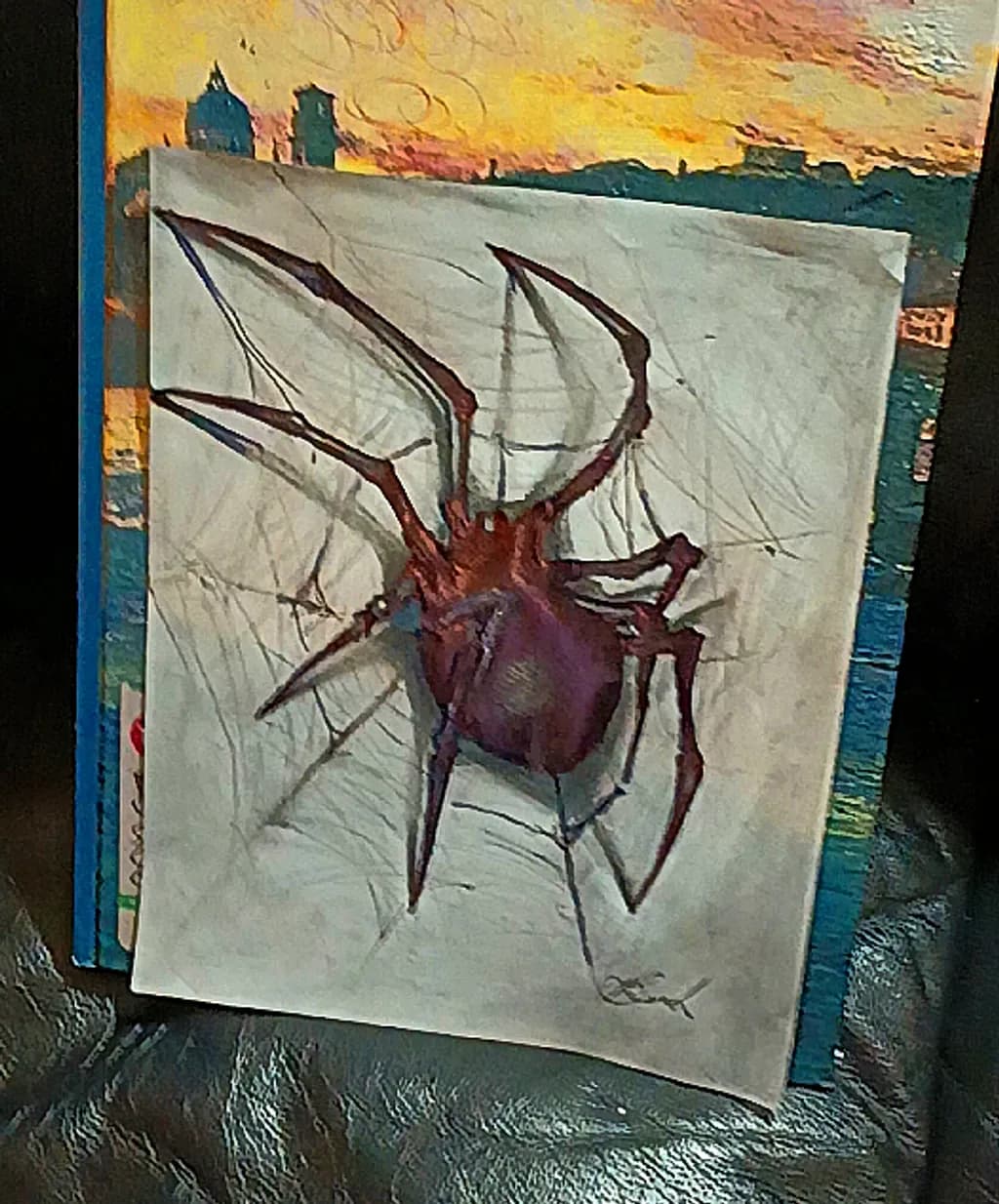 Crimson Spider Illusion