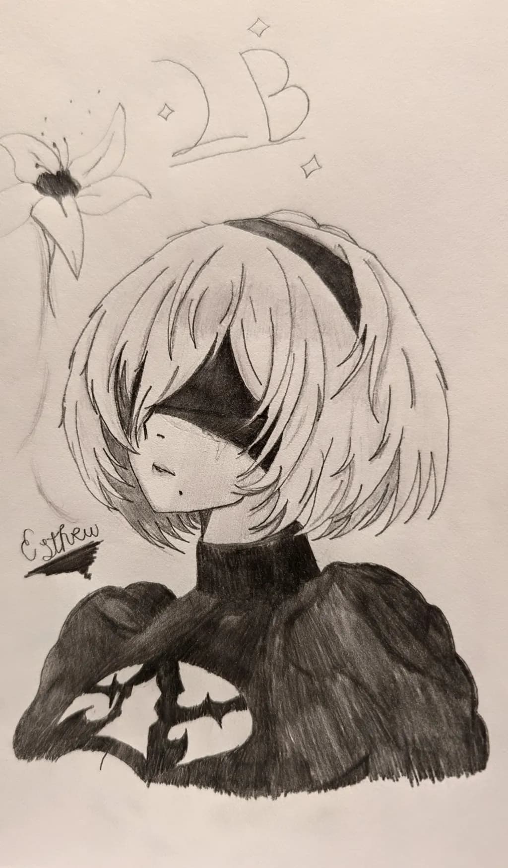 Blindfolded Android Girl