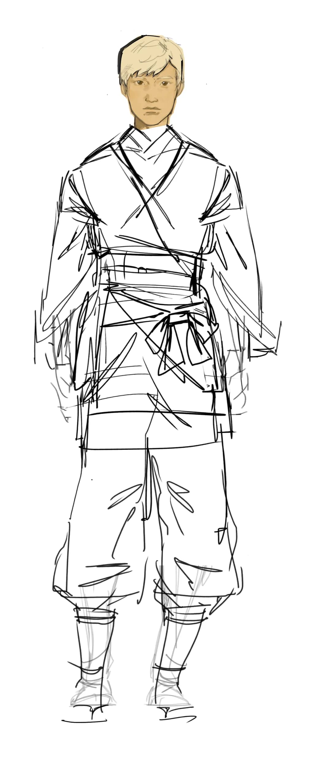 Untitled Warrior Sketch