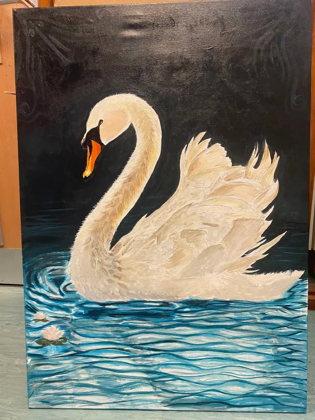 Graceful Swan Glide