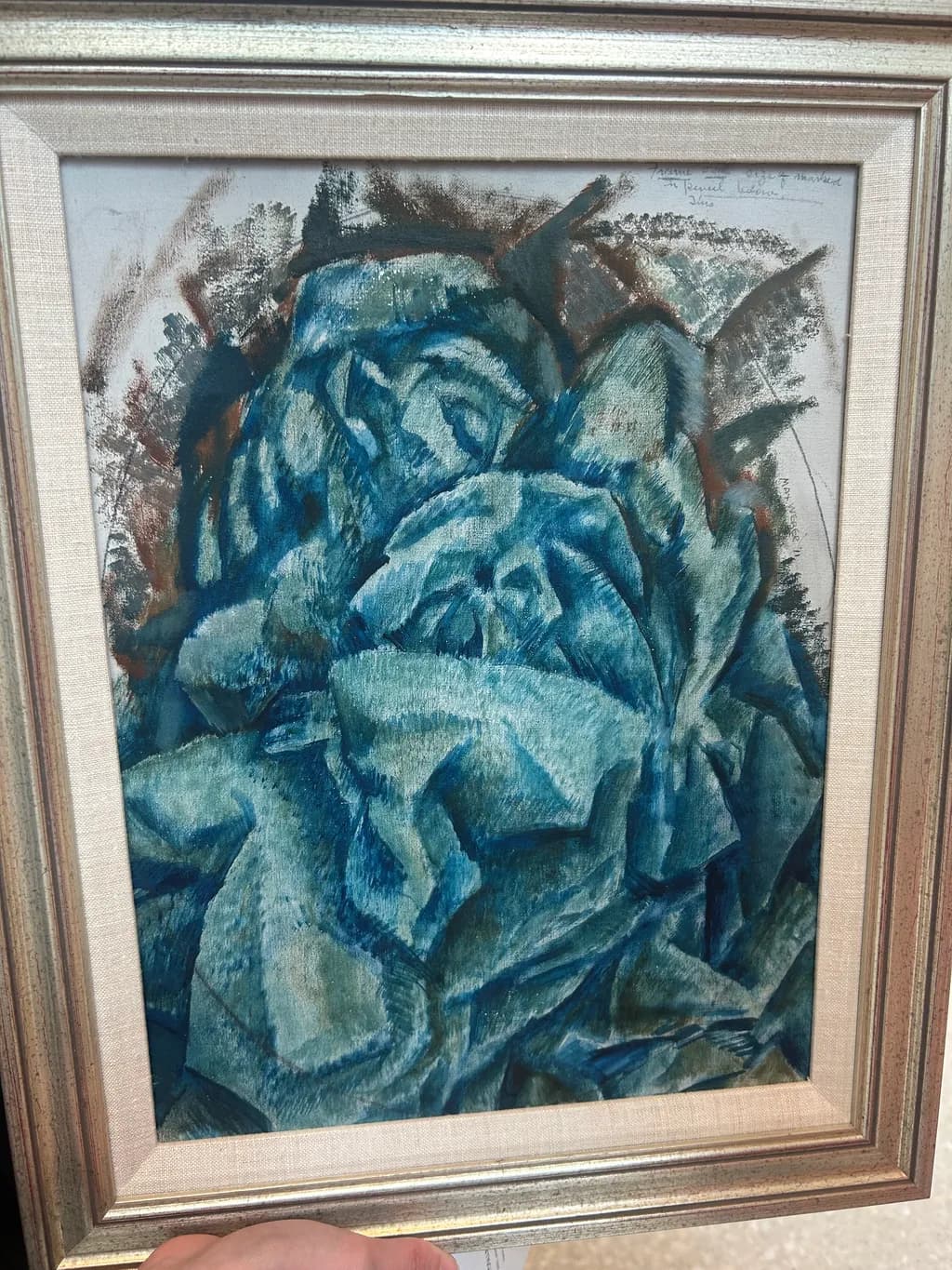 Blue Rose Abstract