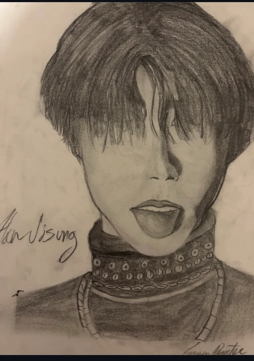 Hidden Gaze Portrait