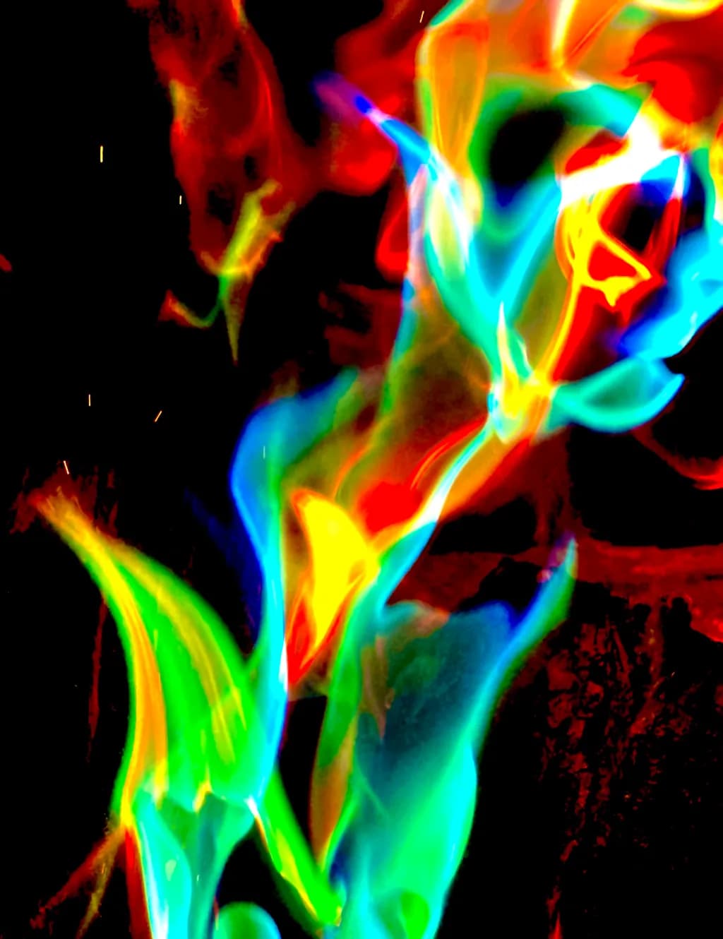 Prismatic Flames