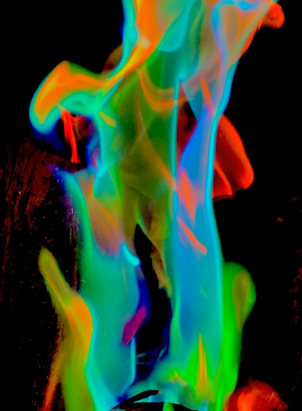 Prismatic Flames
