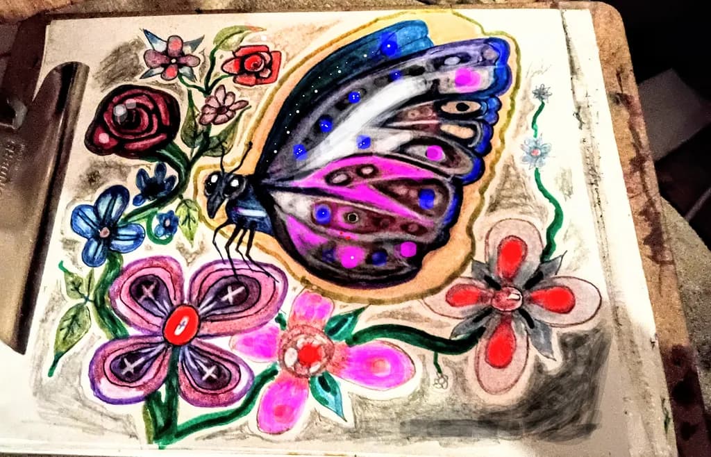 Playful Butterfly Flowers