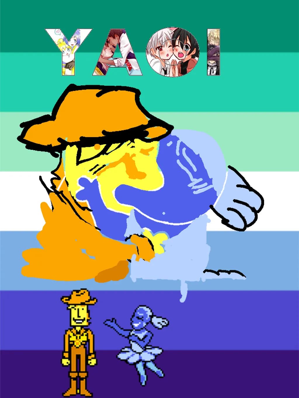 Pixelated Embrace