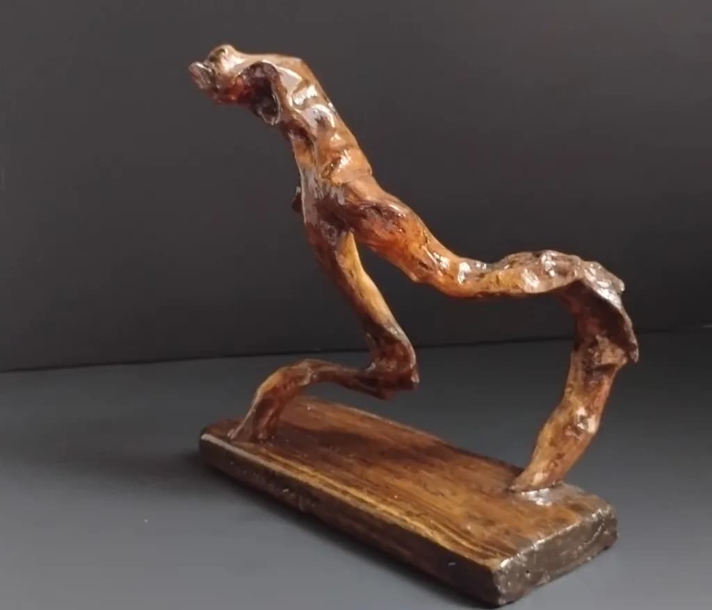 Twisted Wood Form