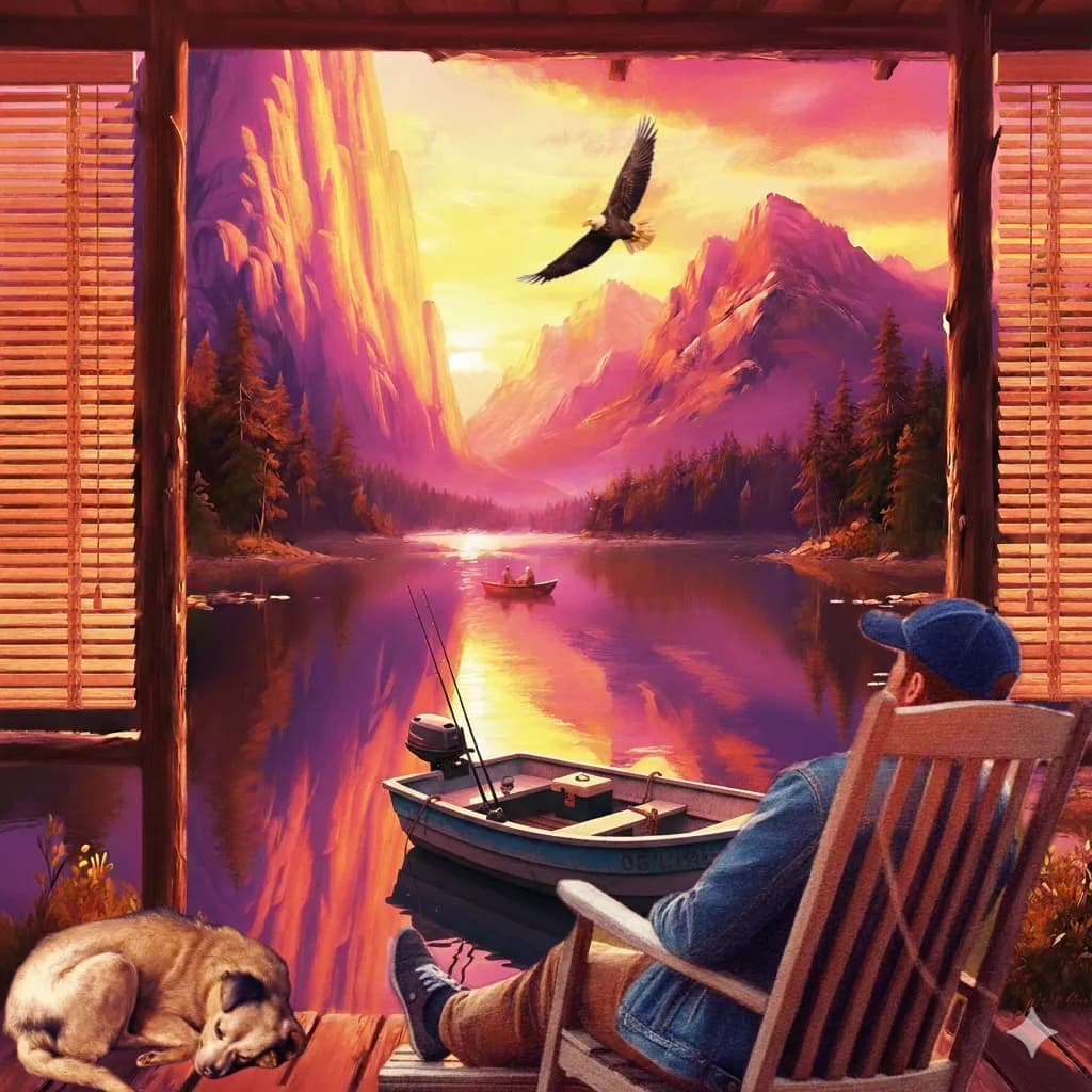 Mountain Lake View
