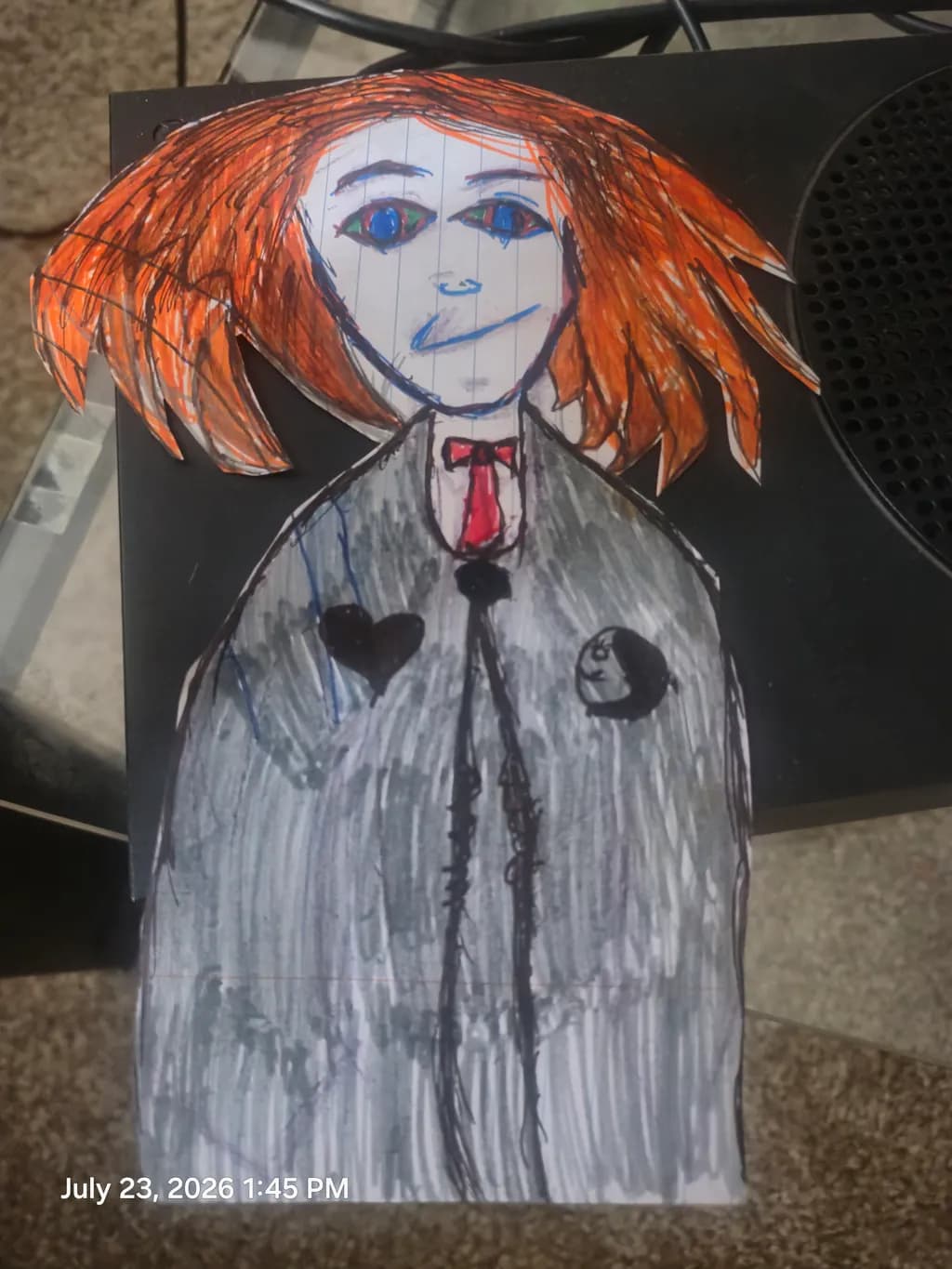 Portrait with Red Hair