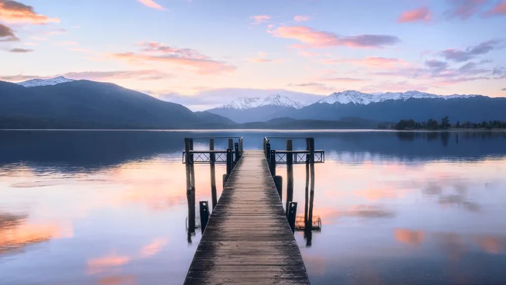 Mountain Lake Dock