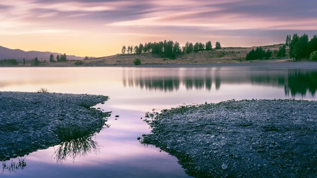 Lakeshore at Dusk