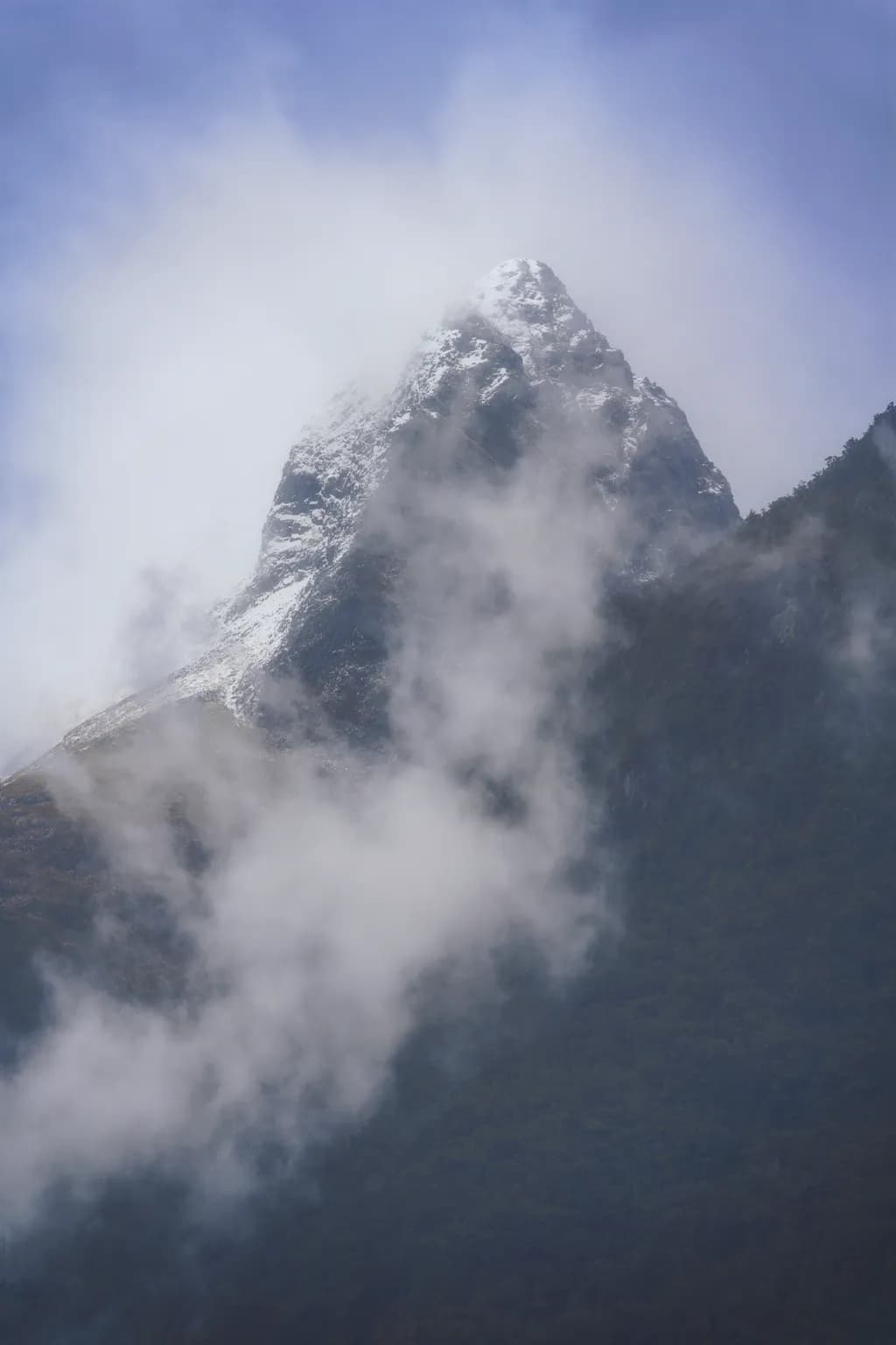 Snowy Mountain Peak