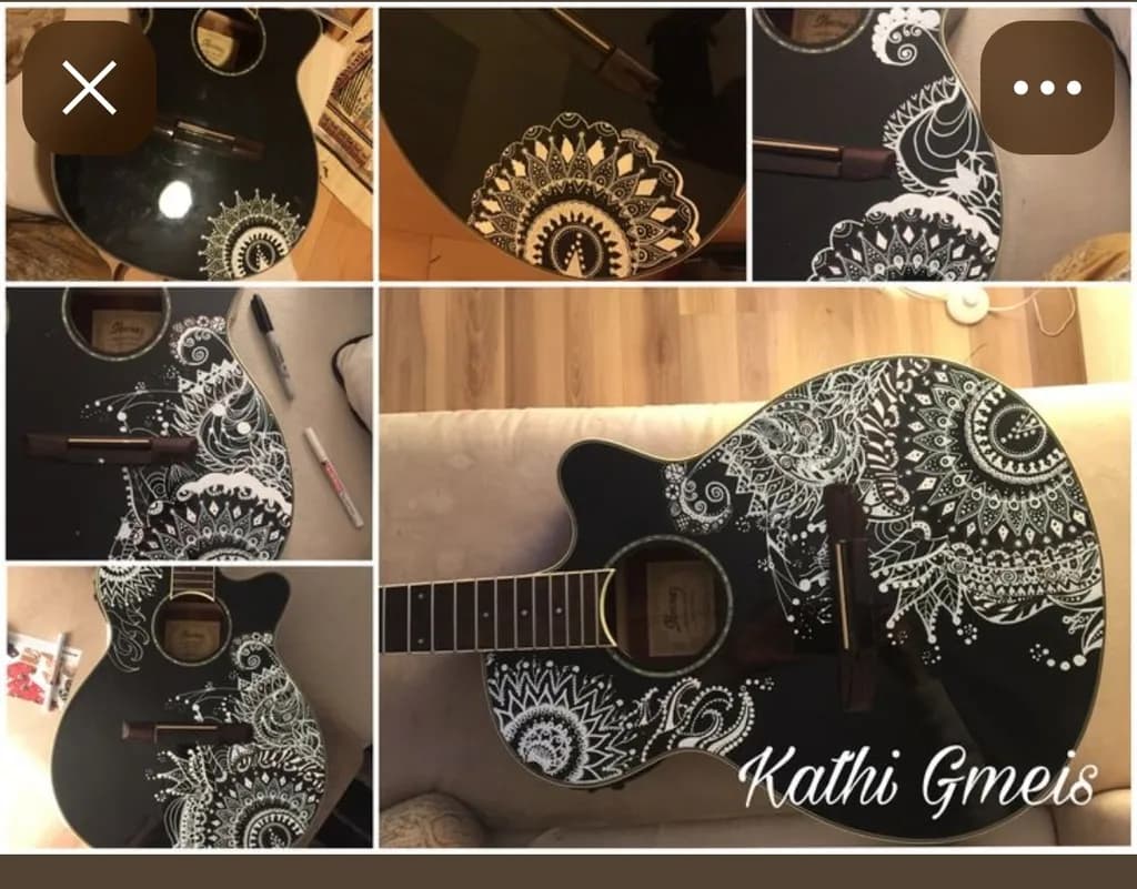 Mandala Acoustic Guitar