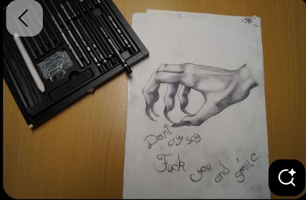 Clawed Hand Sketch