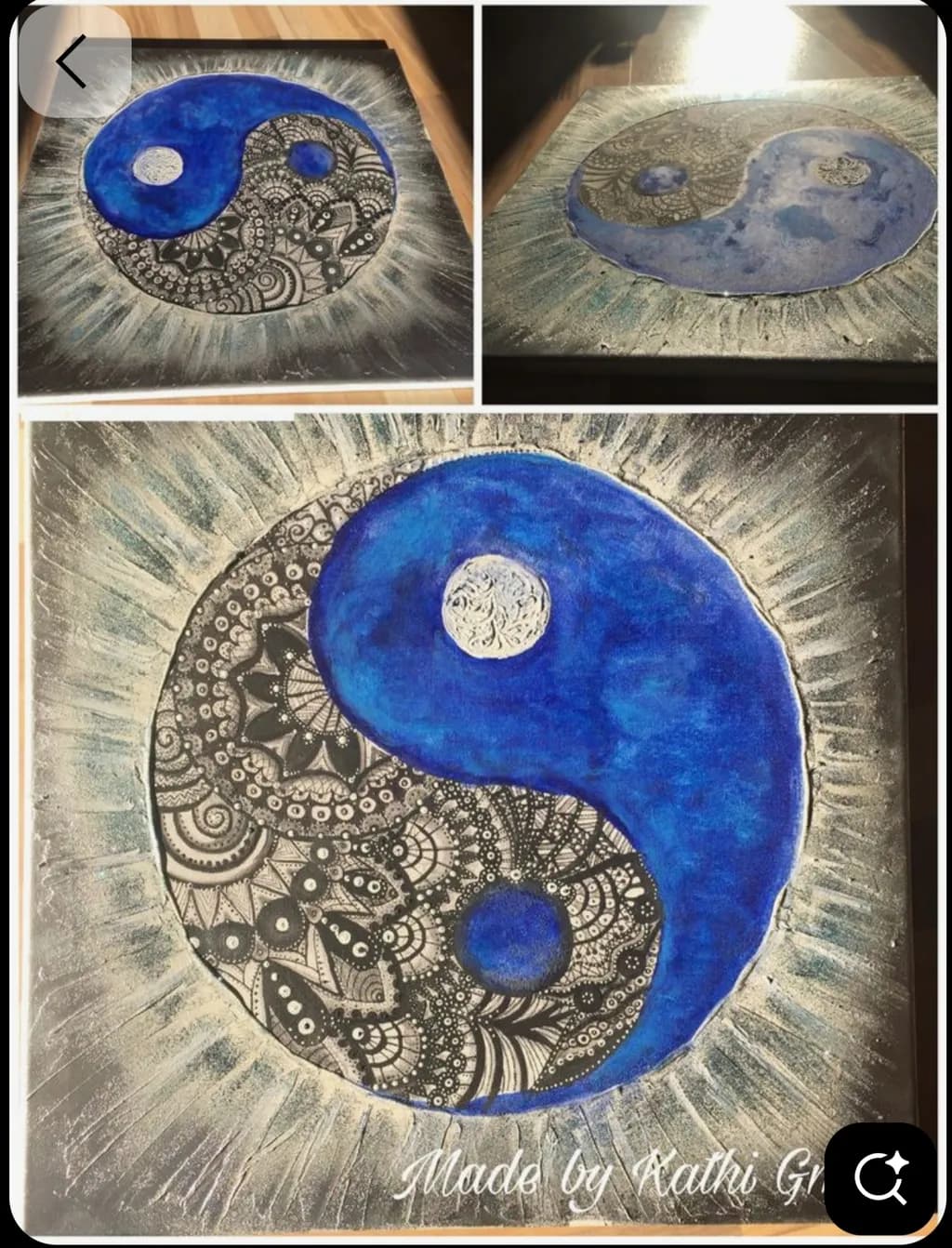 Mandala Yin-Yang Contrast