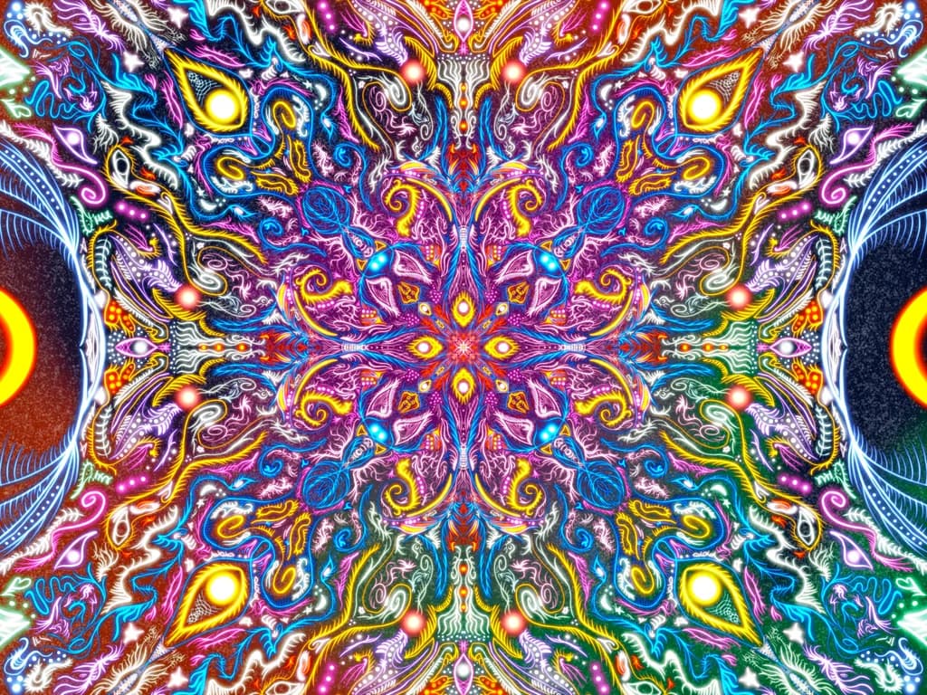 Psychedelic Mandala Burst