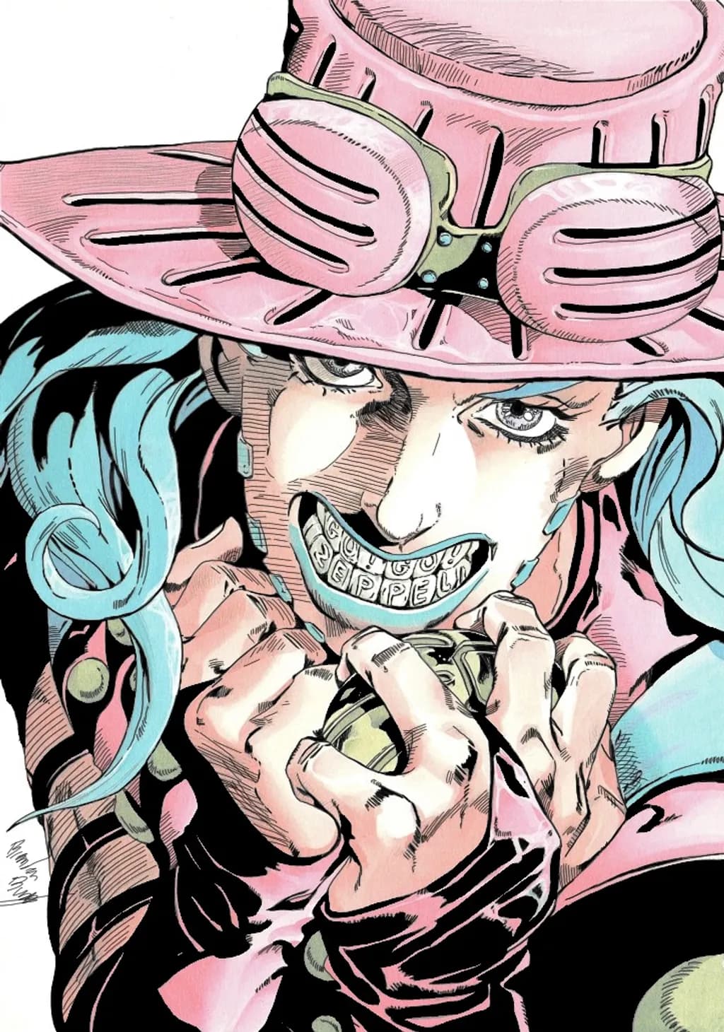 Pink Hat Grin