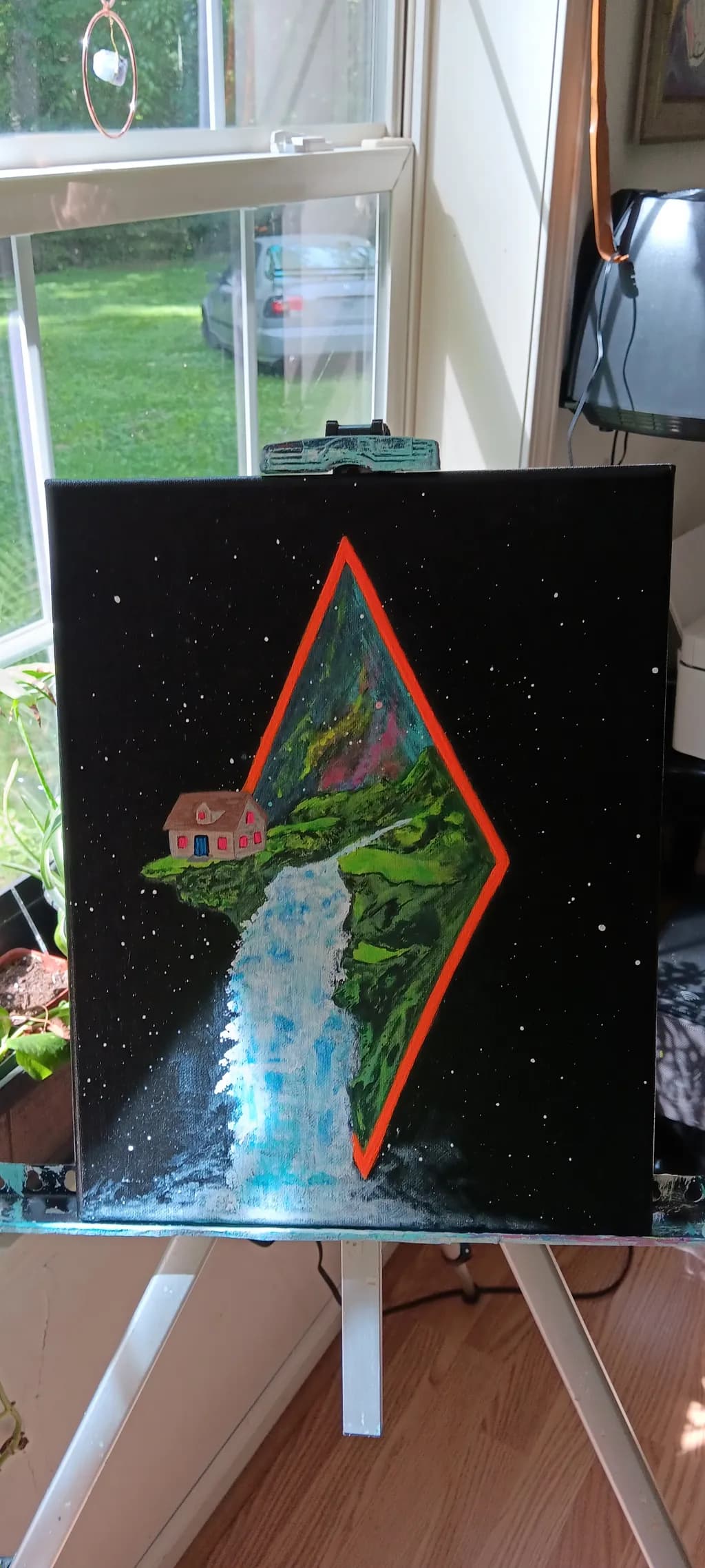 Cosmic Waterfall Haven