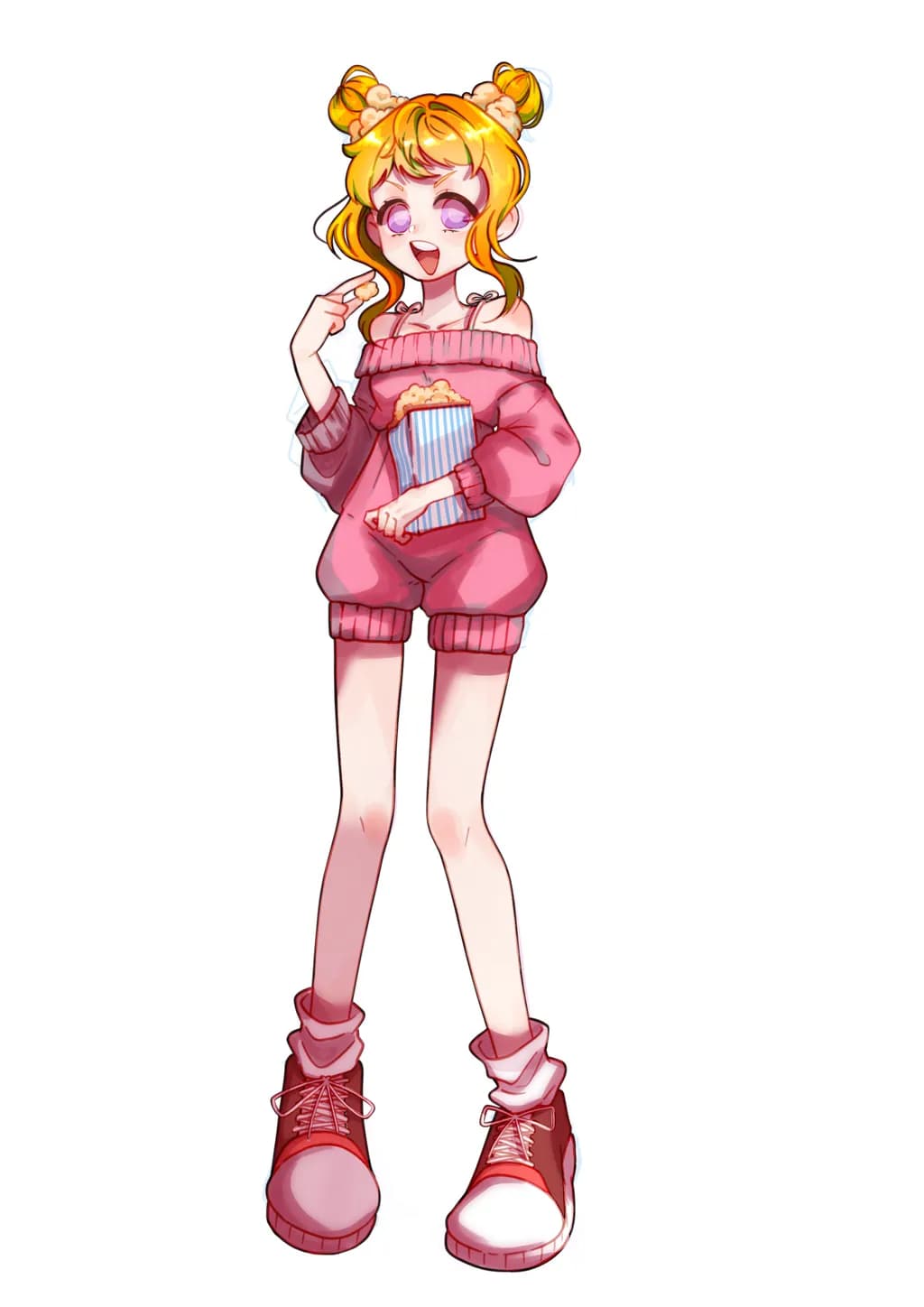 Popcorn Snack Girl