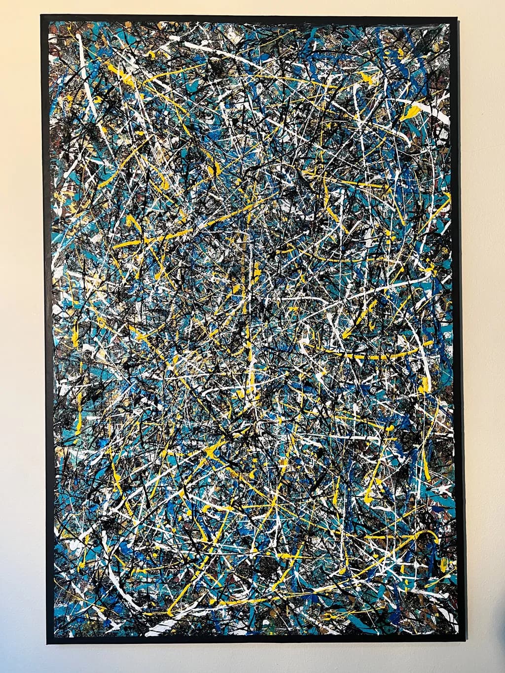 Abstract Blue Web