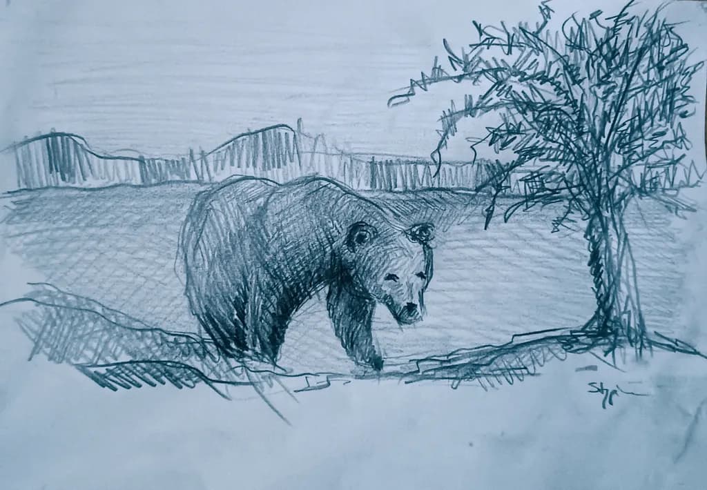 Bear by the Tree