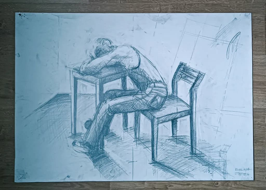 Man at Desk