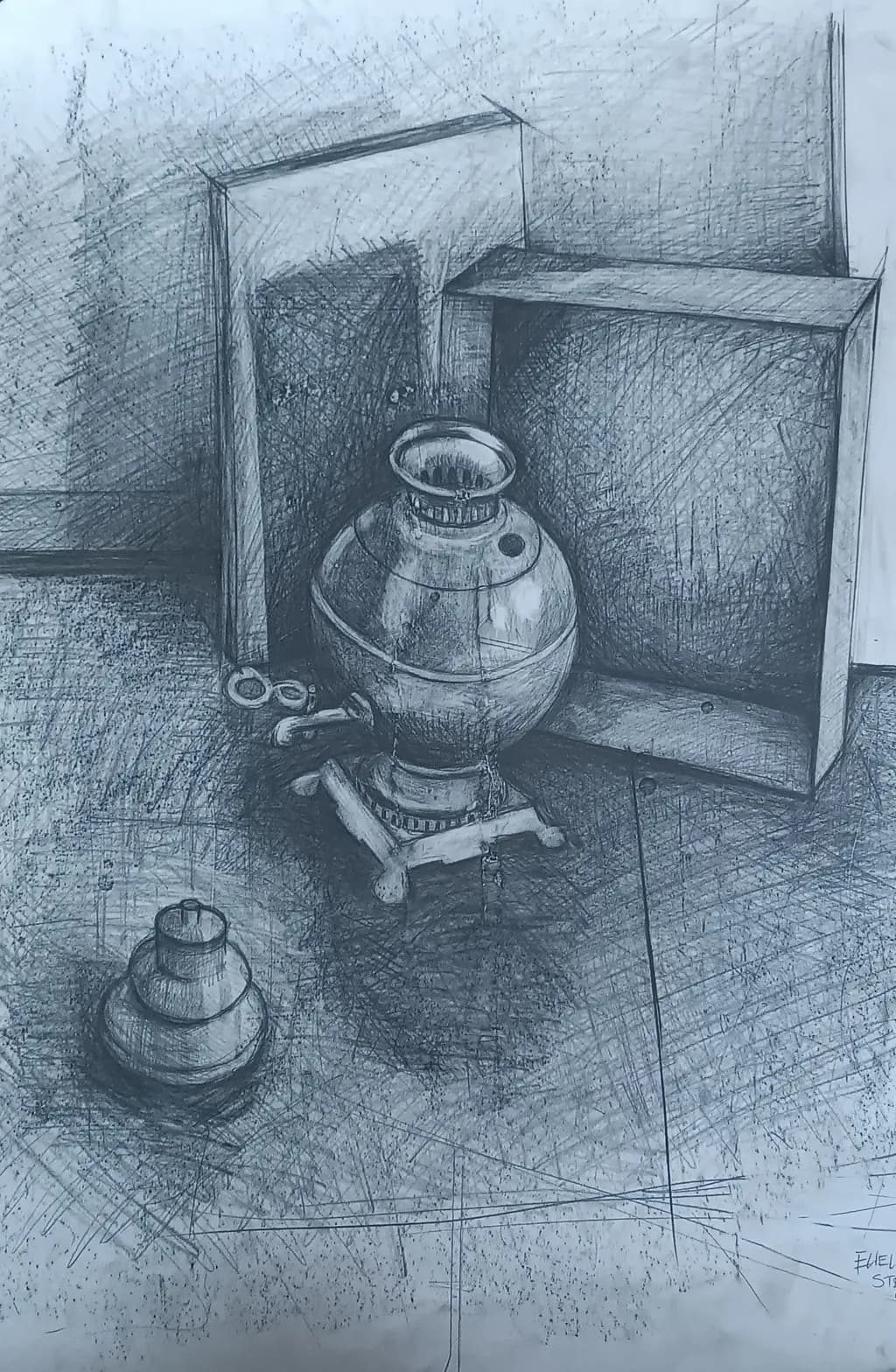 Antique Samovar Still Life