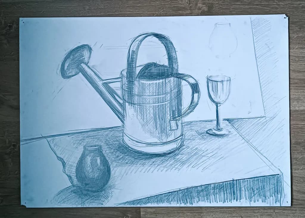 Watering Can Still Life
