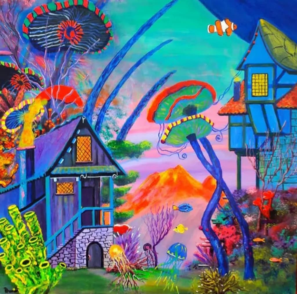 Underwater House Scene