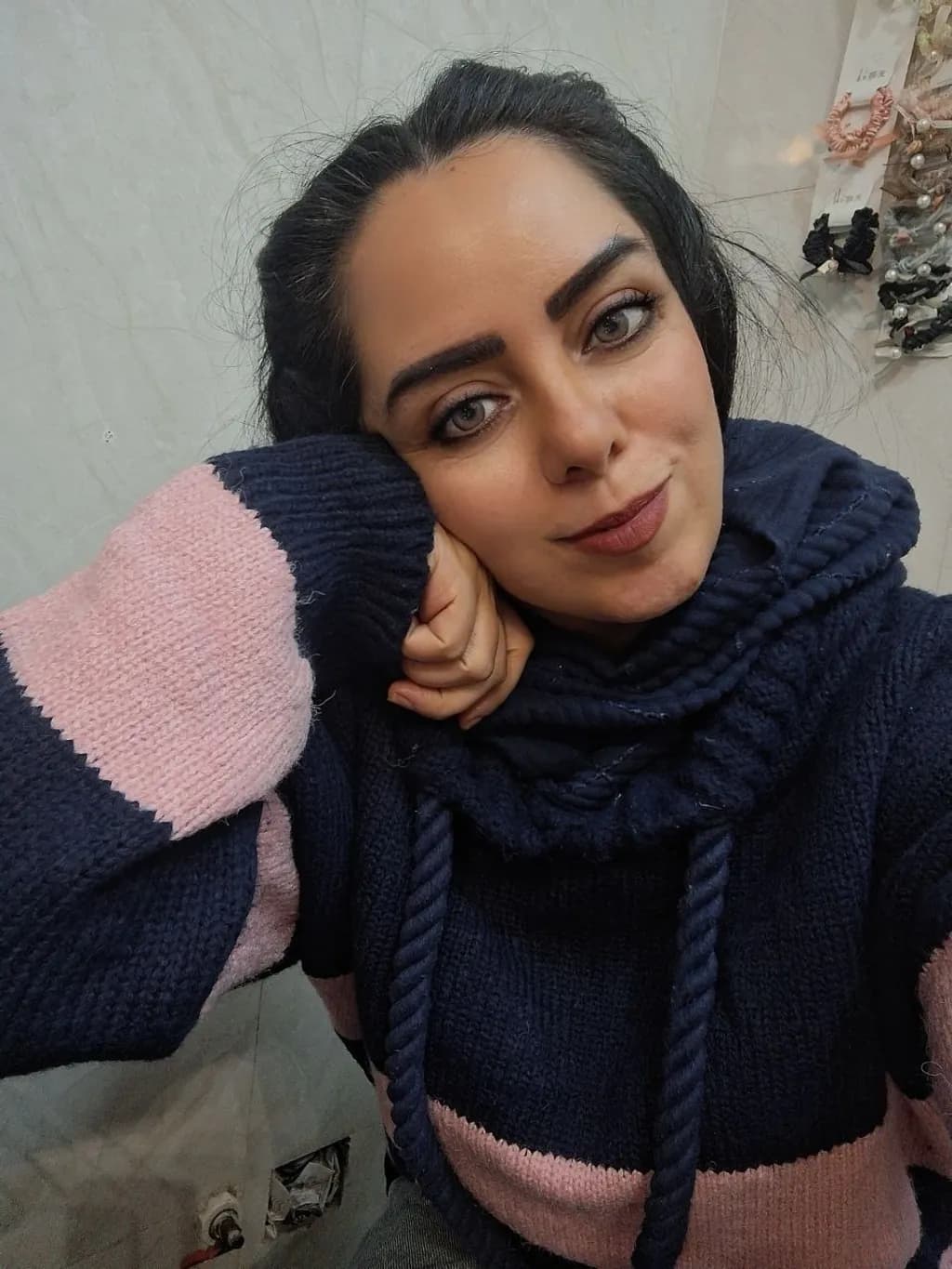 Cozy Knit Portrait