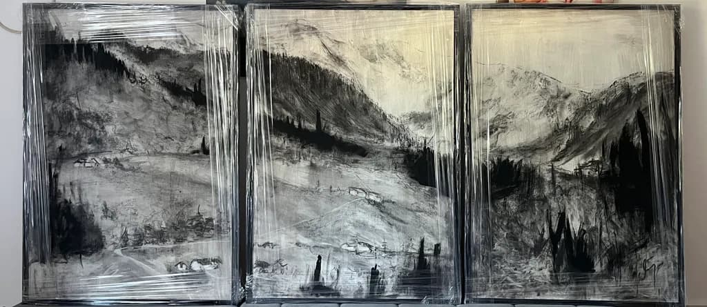 Mountain Valley Triptych