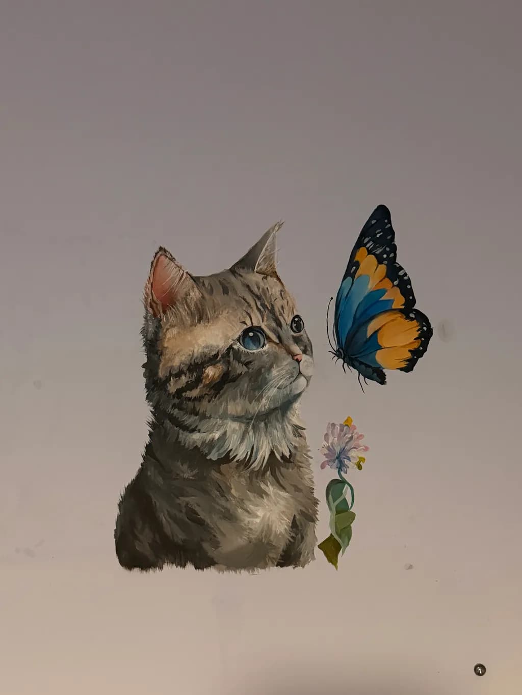 Cat and Butterfly