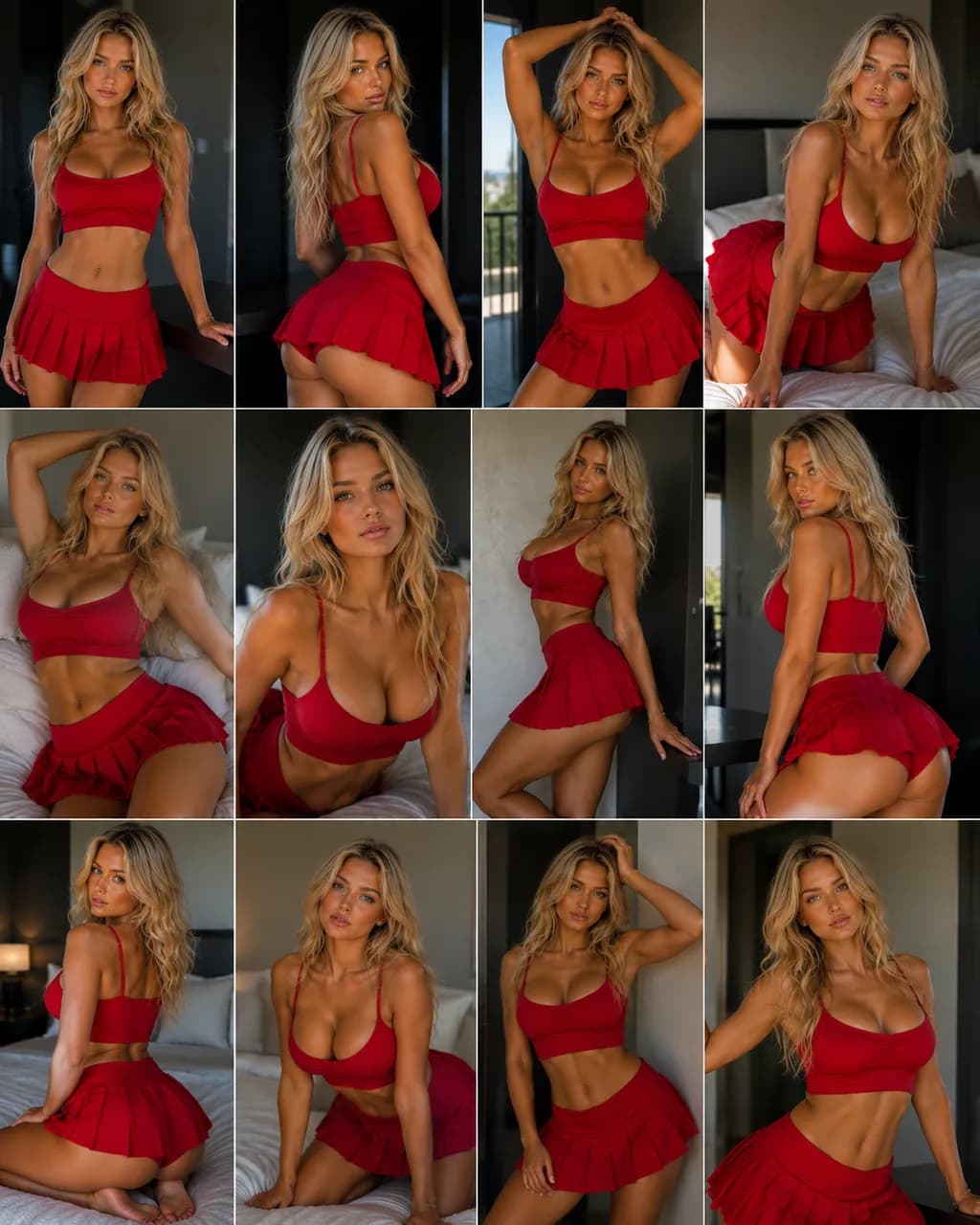 Red Skirt Portraits