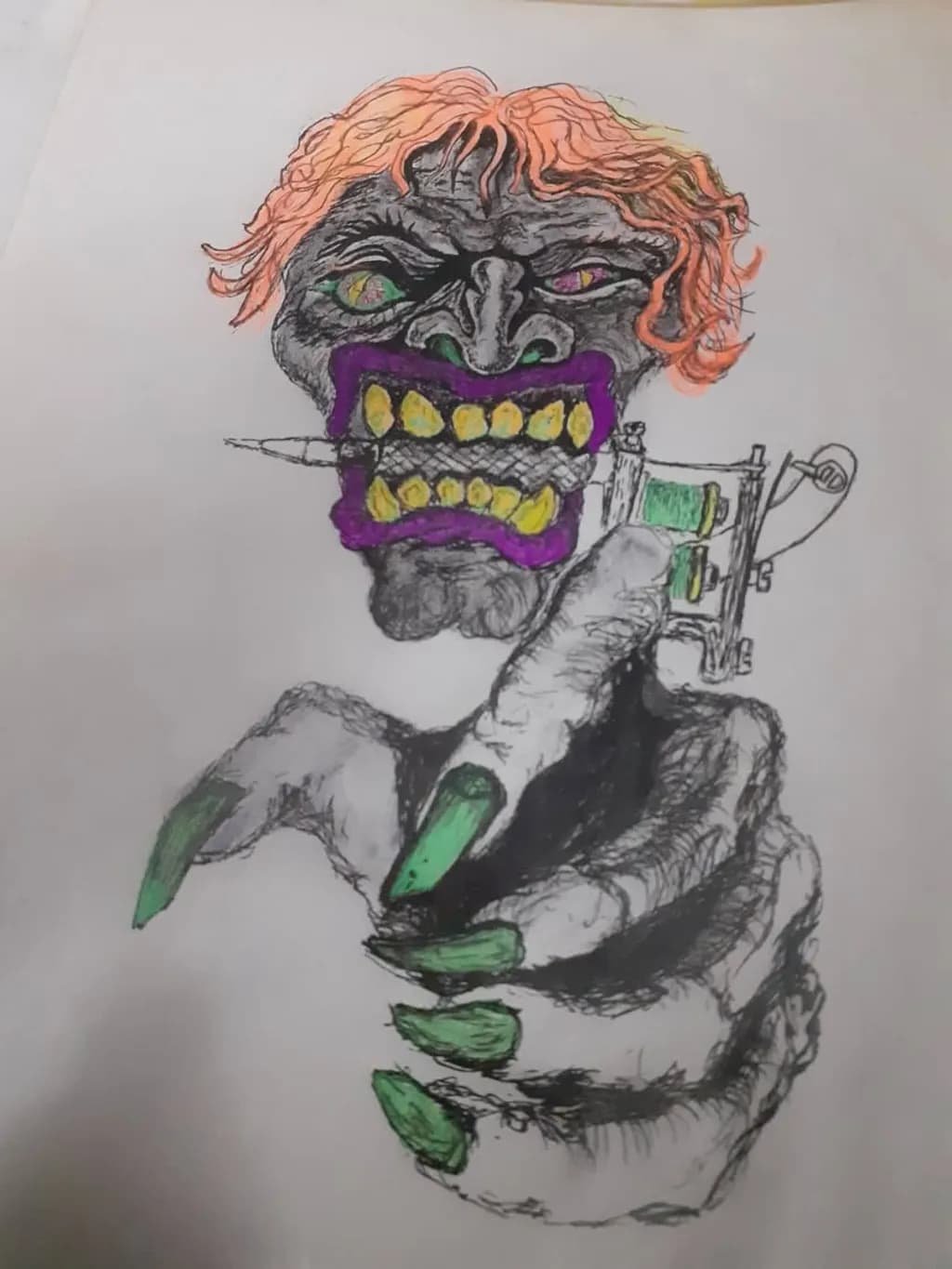 Tattoo Hand Demon