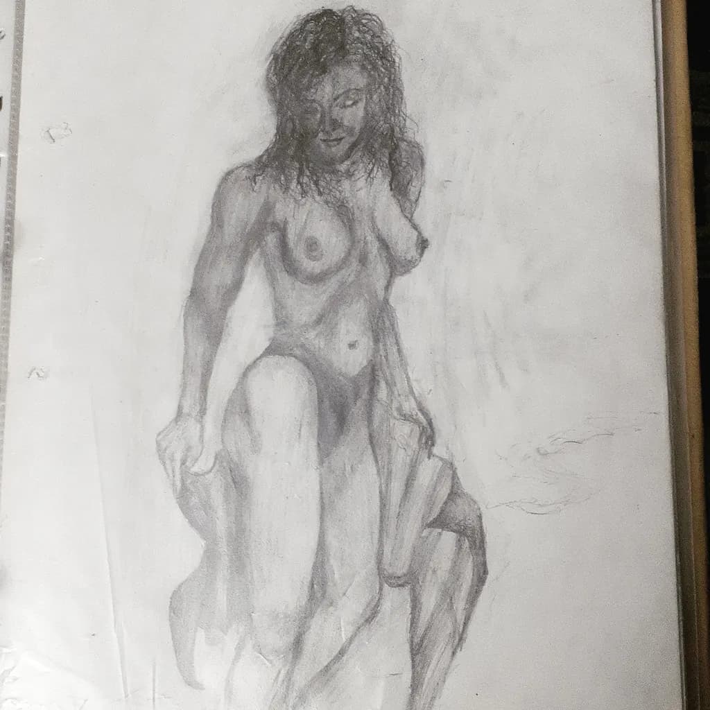 Nude Figure Sketch