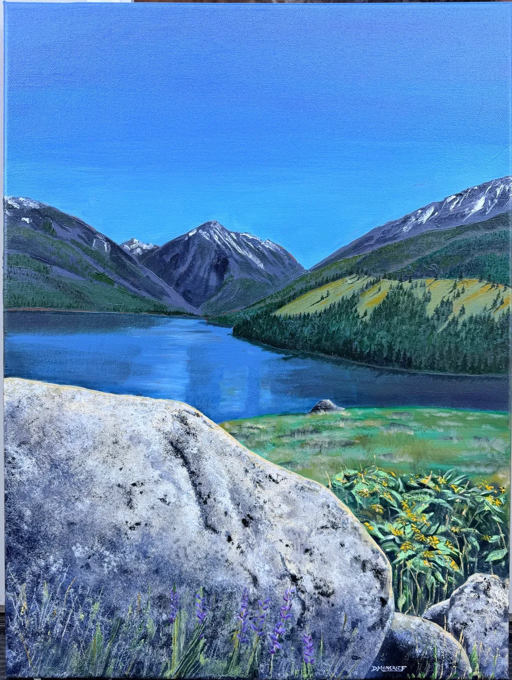 Mountain Lake Reflection