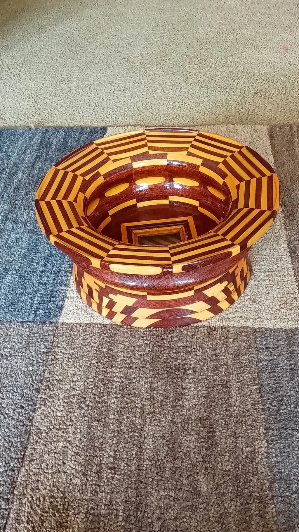 Segmented Wooden Bowl