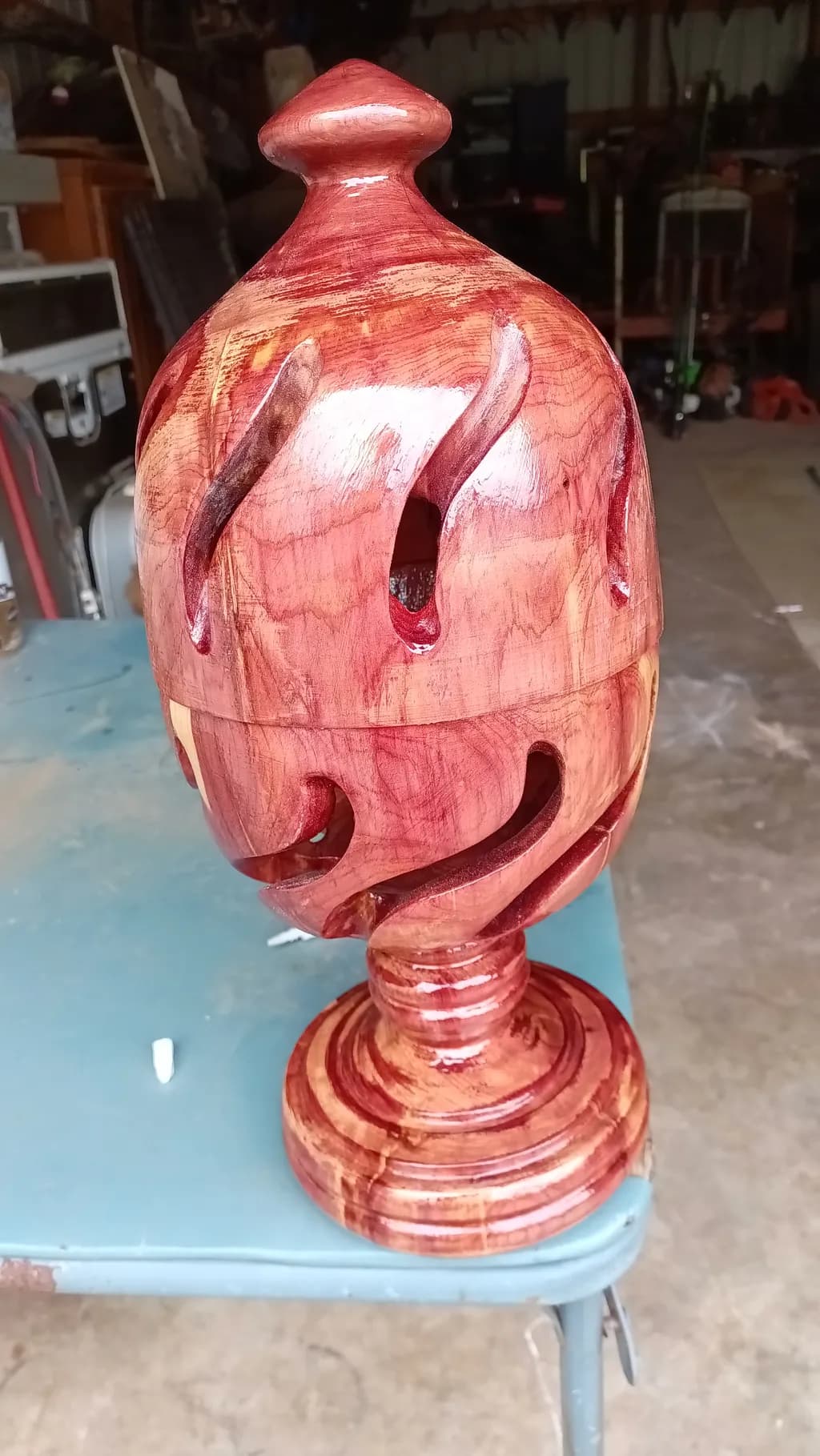 Wooden Sculpture Vessel