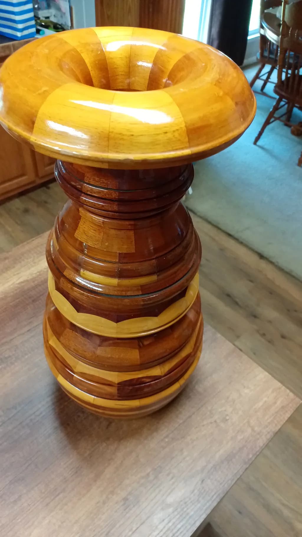Wooden Vessel Sculpture